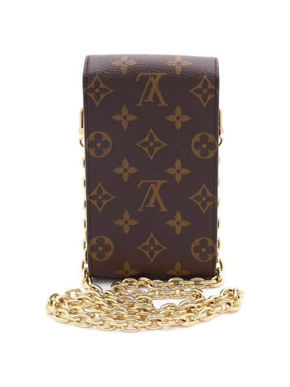 Louis Vuitton Phone Pouch Metis Monogram Canvas Shoulder Bag Brown